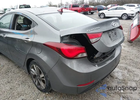 2014 Hyundai Elantra Limited из США, поврежденный, VIN 5NPDH4AE2EH499258